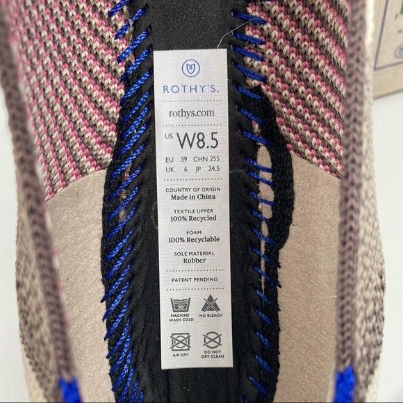 SOLD OUT NWT Rothy's RETIRED Moroccan Rose Points - Picture 8 of 8